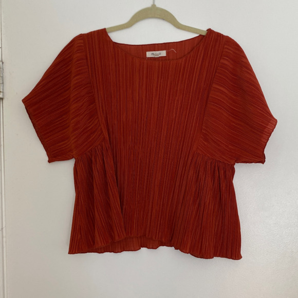 Madewell Tops - Madewell orange shirt